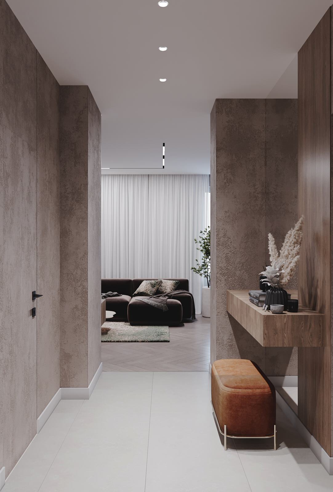 Дизайн проект апартаментов Аура