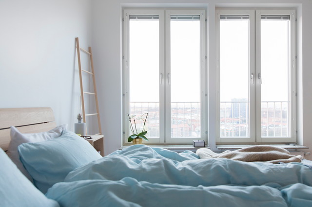 Sovrum scandinavian-bedroom