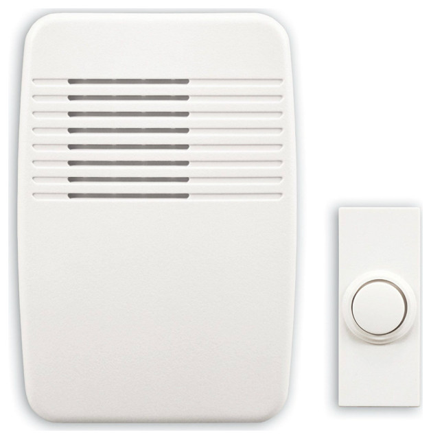 Heath Zenith® SL736602 Wireless Doorbell Kit with 3Sound Options