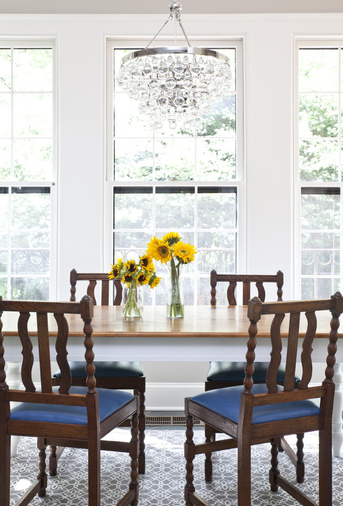 Elegant dining room photo in Atlanta