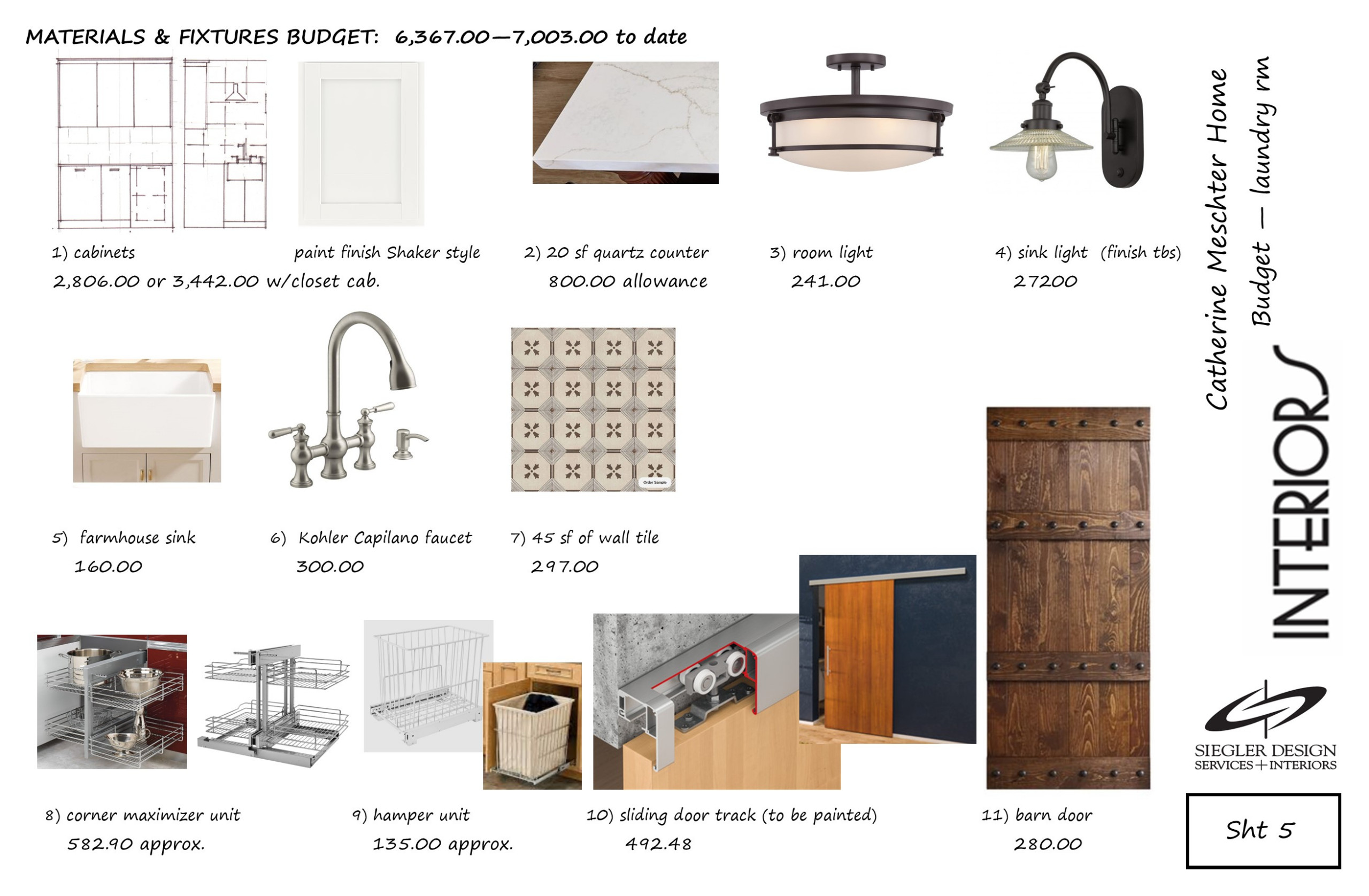 New "vintage vibe" Laundry Room for Az Home