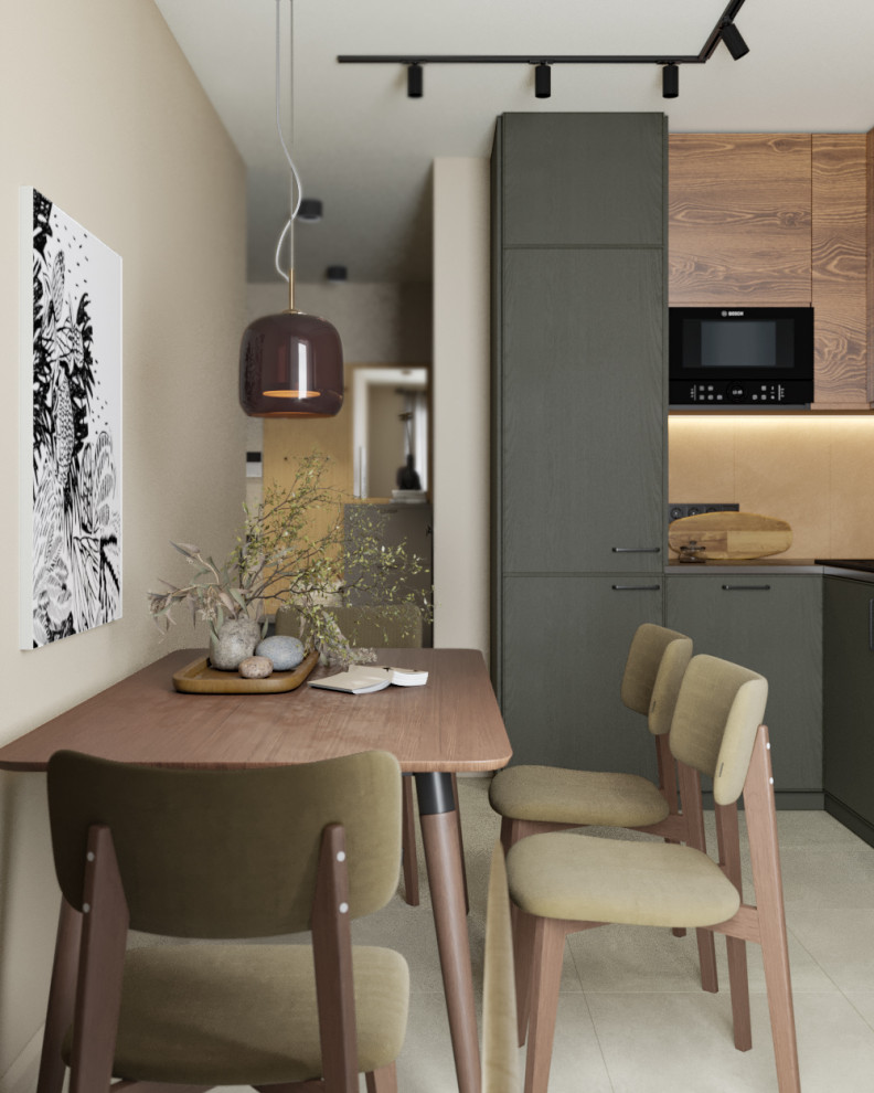 Проект двухкомнатной квартиры в Воронеже  Площадь: 75,2 м2.