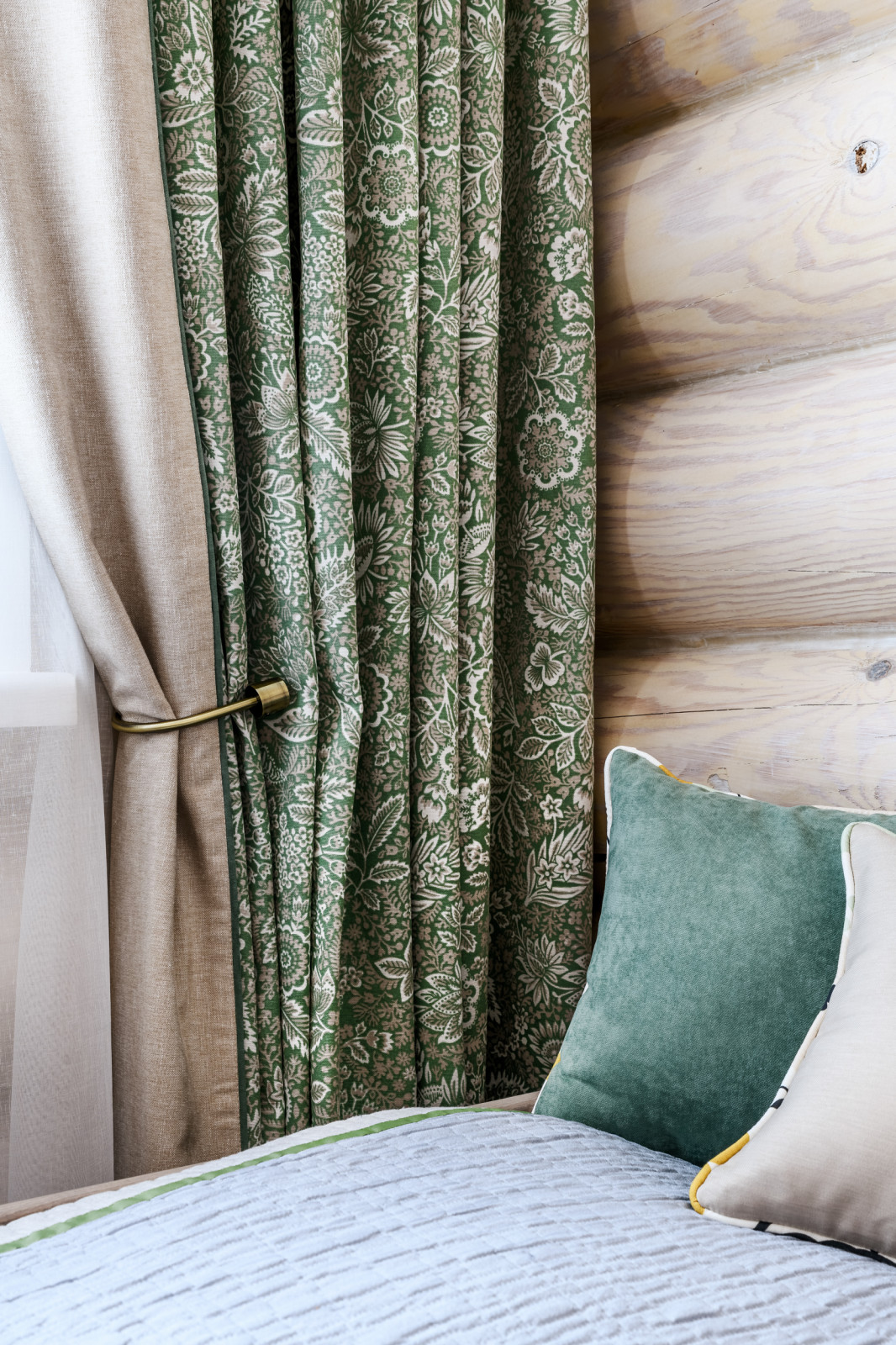 Фотосъемка штор для спальной комнаты