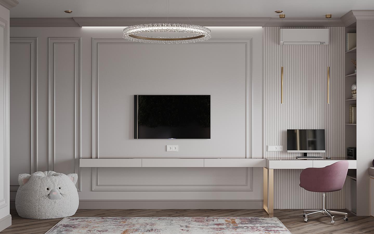 Дизайн спальной комнаты для девочки