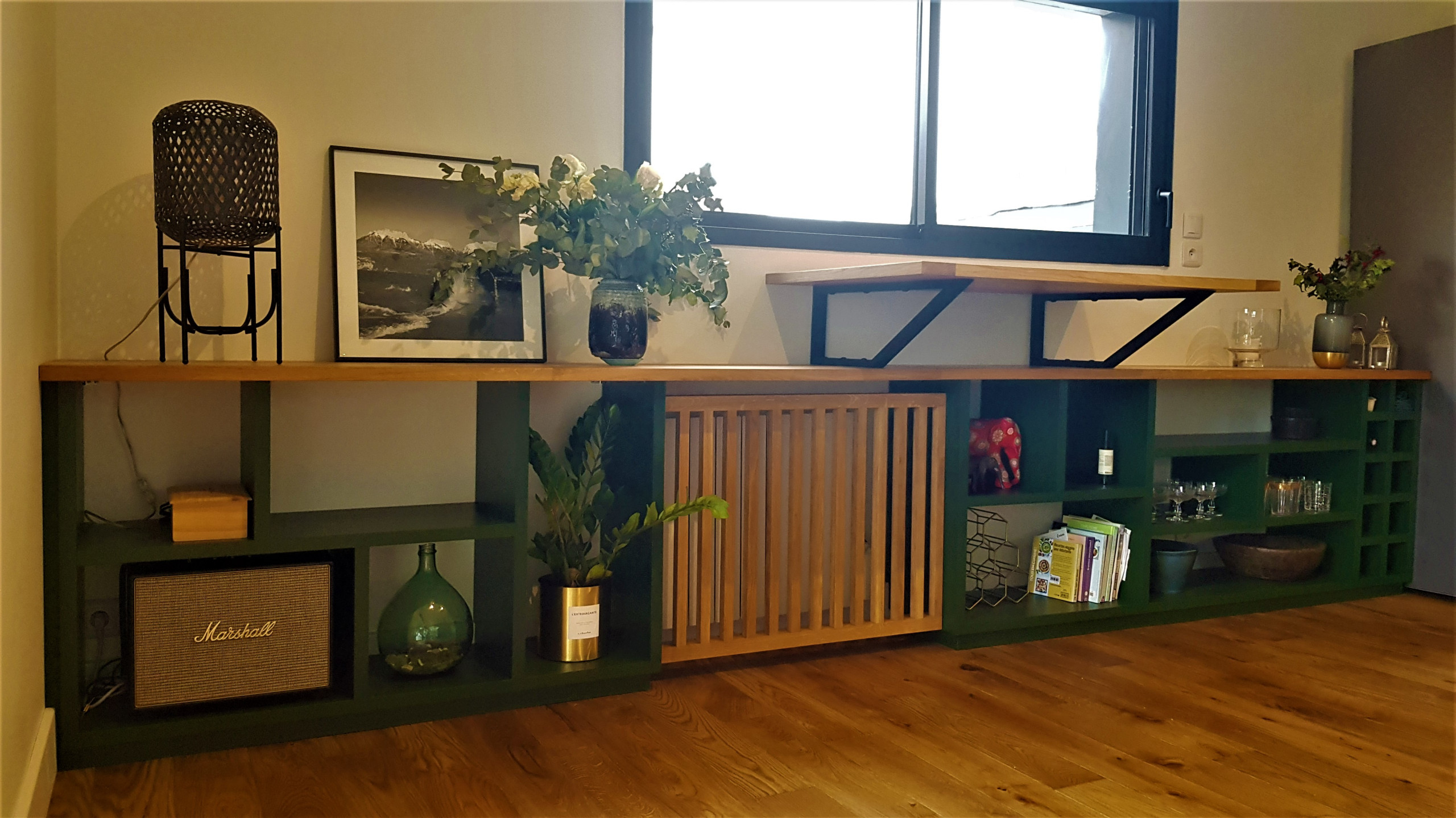 Meuble de rangement sur-mesure et bar