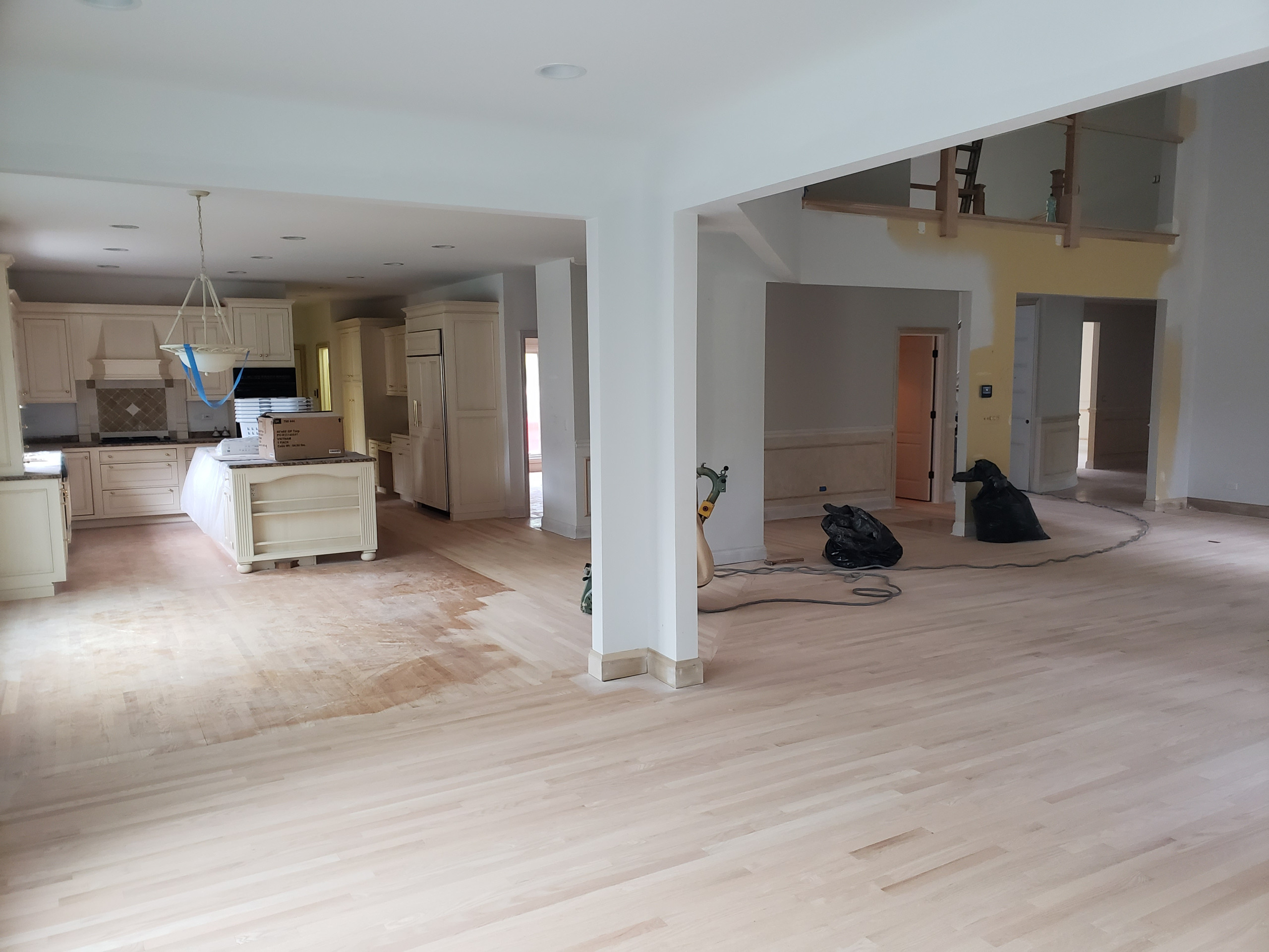 Arlington Heights,  2and 1/4 red oak , Jacobean stain , matte polyurethane finis