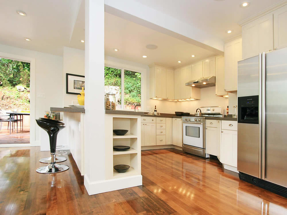 Inspiration for a transitional kitchen remodel in San Francisco