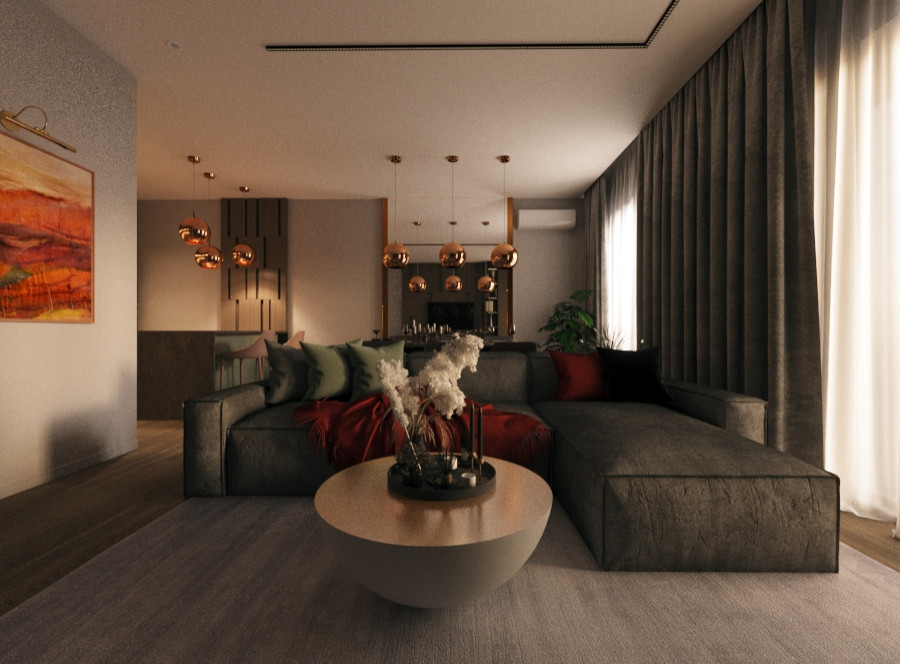 Кухня гостиная