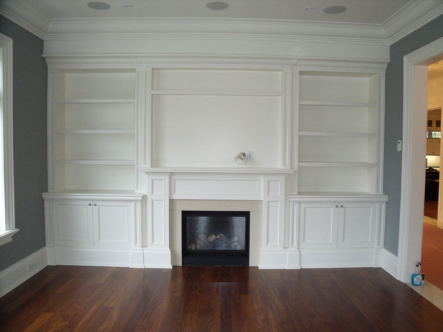 Custom Millwork traditional-living-room