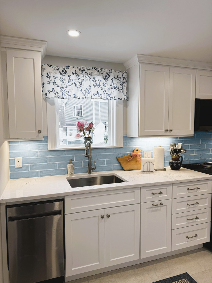 Balanced Blue Kitchen