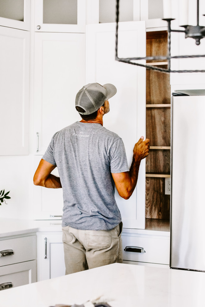 Inspiration for a transitional home design remodel in Seattle