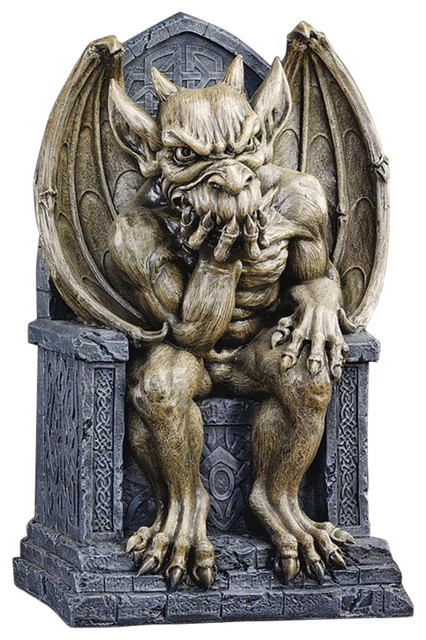 Gargoyle on Throne Statue 