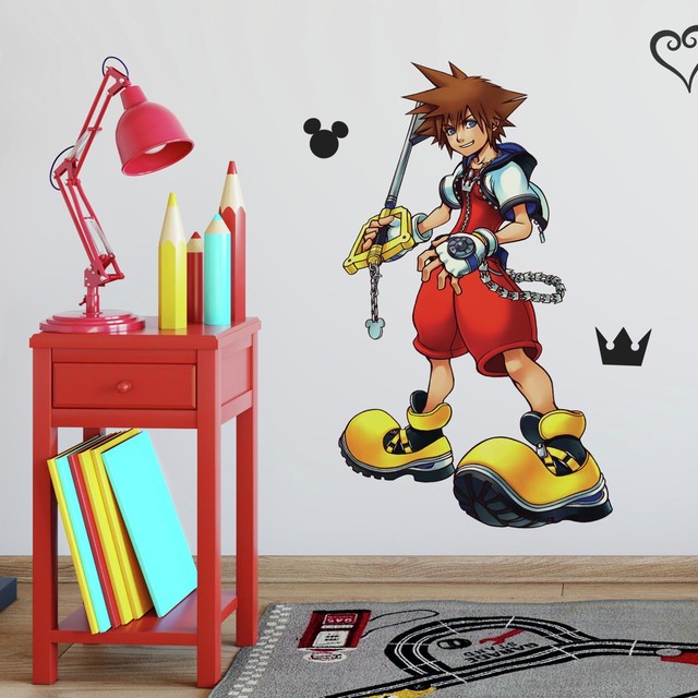 Kingdom Hearts Sora Peel And Stick Giant Wall Decal Contemporary Kids Wall Decor By York Wallcoverings Inc