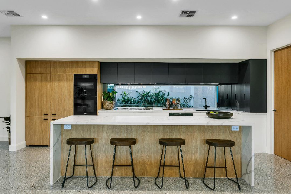 Moderne Küche in Adelaide