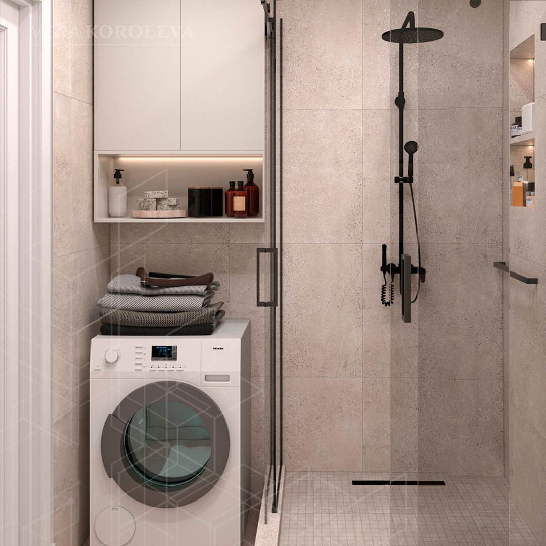 Дизайн двухкомнатной квартиры для семьи с девушкой-подростком в ЖК "Ультра Сити"