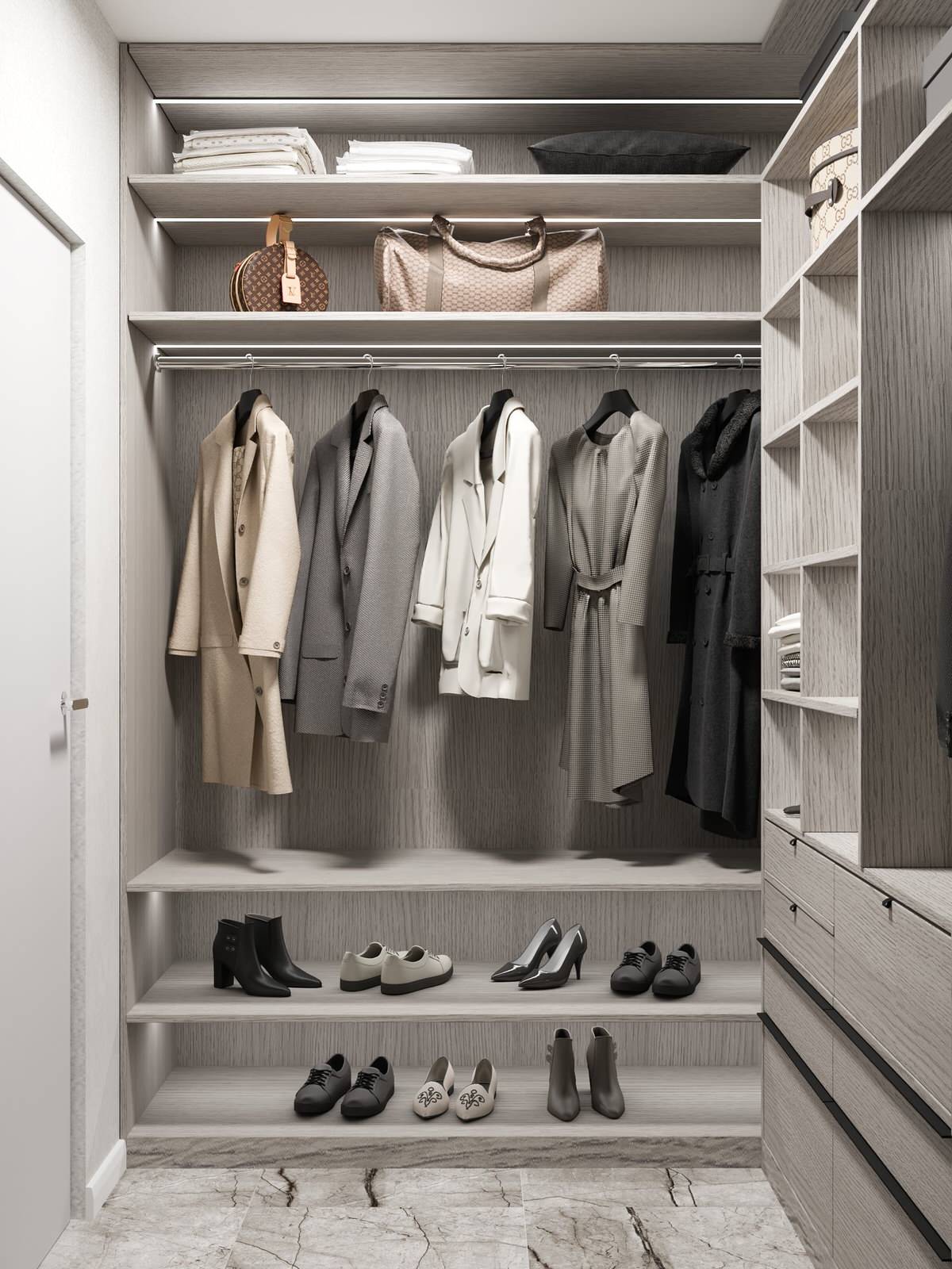 Дизайн гардеробной