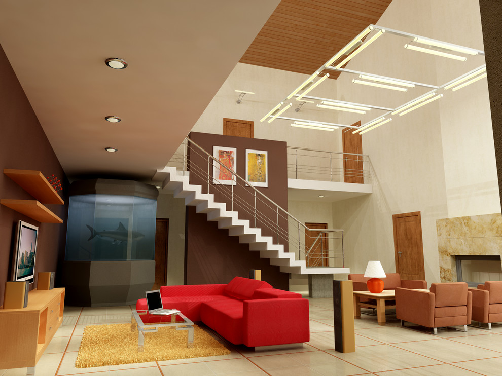 House in the suburbs of Moscow.