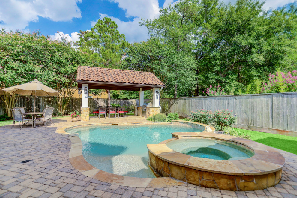 Poolside Pavilion Outdoor Structure Sterling Ridge, The Woodlands
