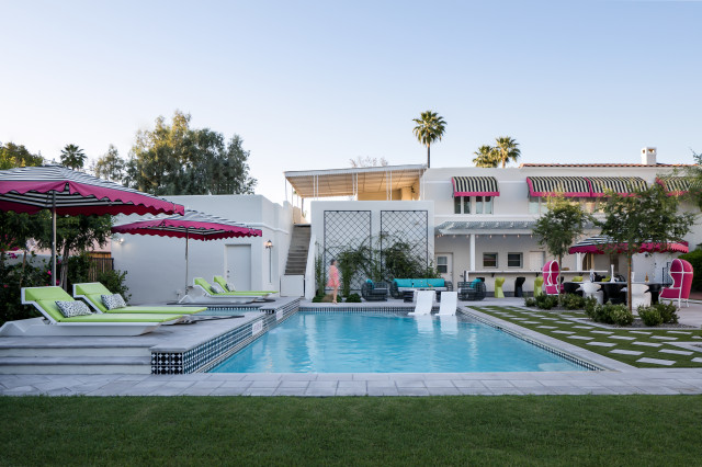Exterior Luxury Home (ASID Photoshoot) mediterranean-swimming-pool