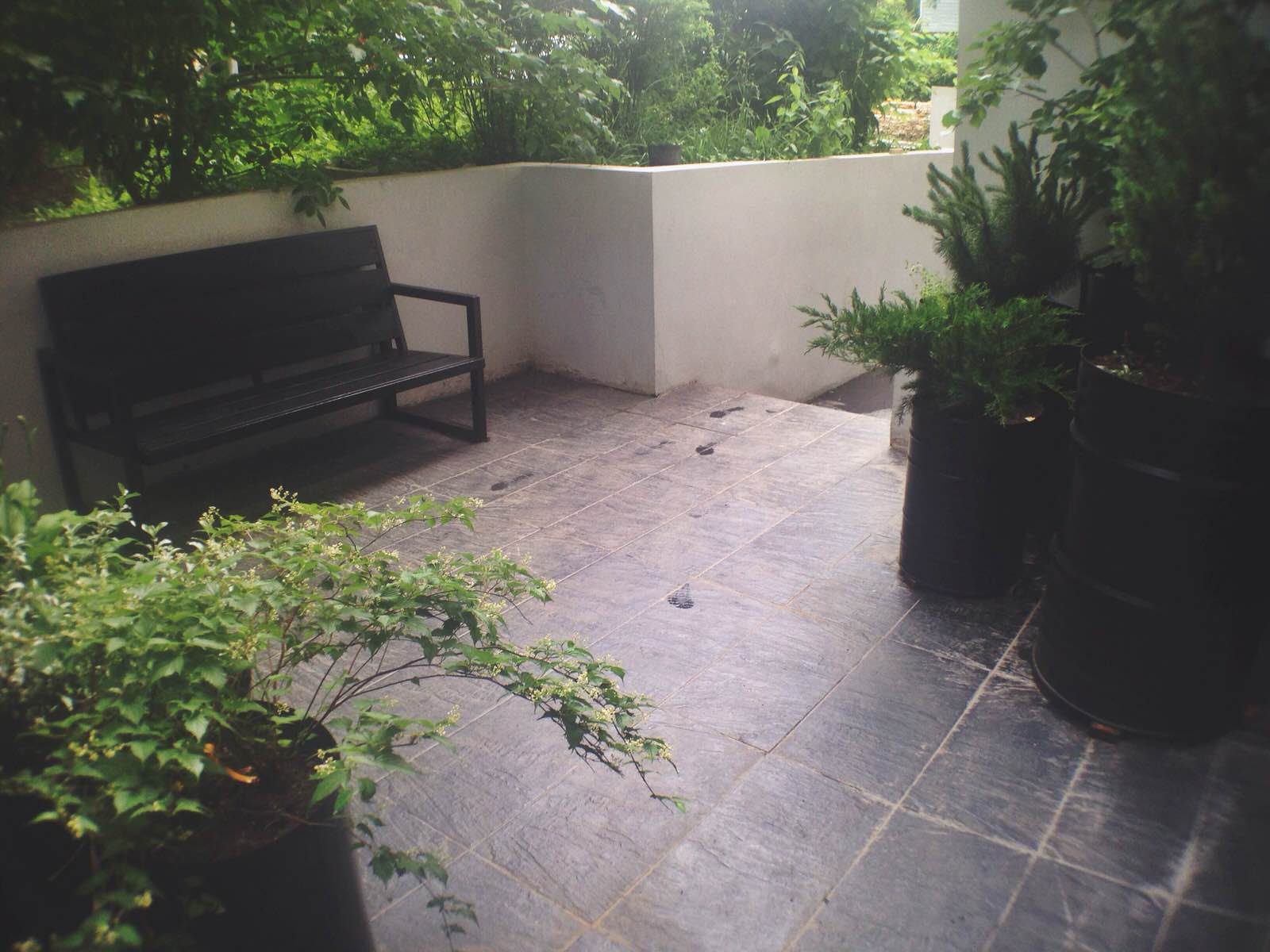 Контейнерное озеленение. Маленький Московский дворик р-н Пушкинской площади