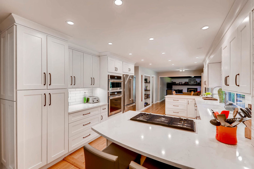 Photo of a mid-sized transitional kitchen in Other.