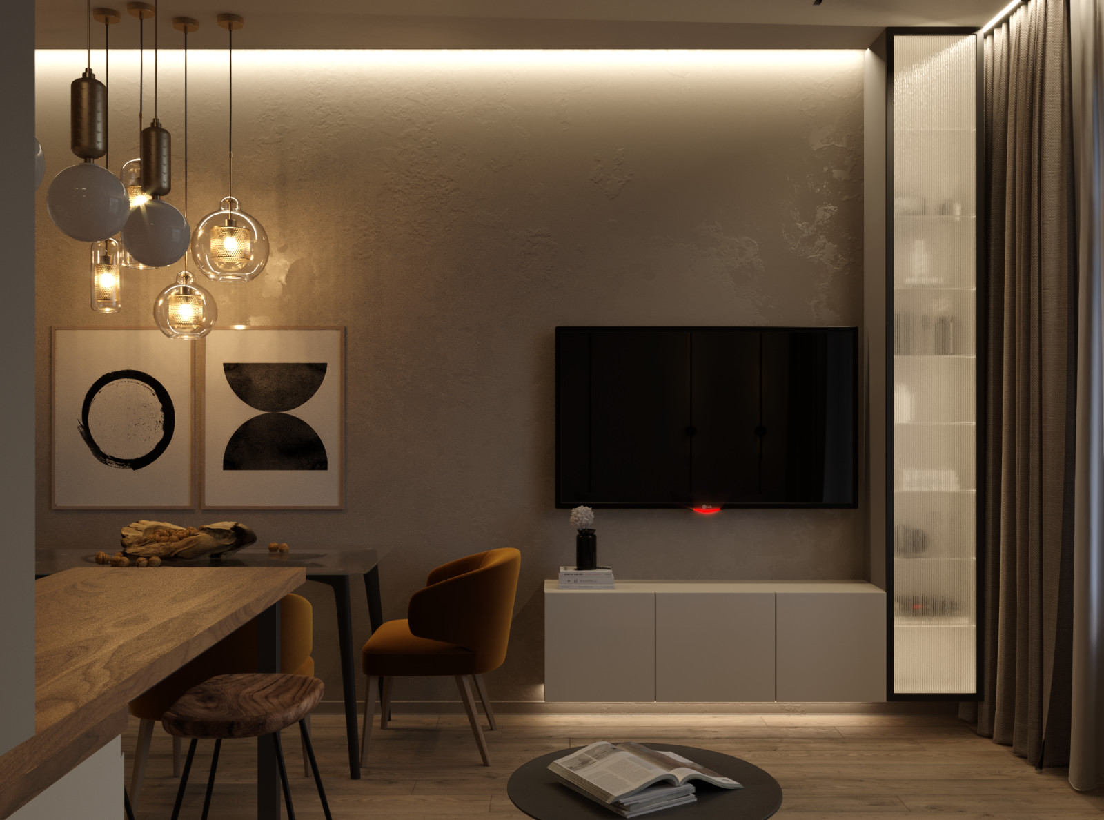 Проект квартиры в Москве 78 м2