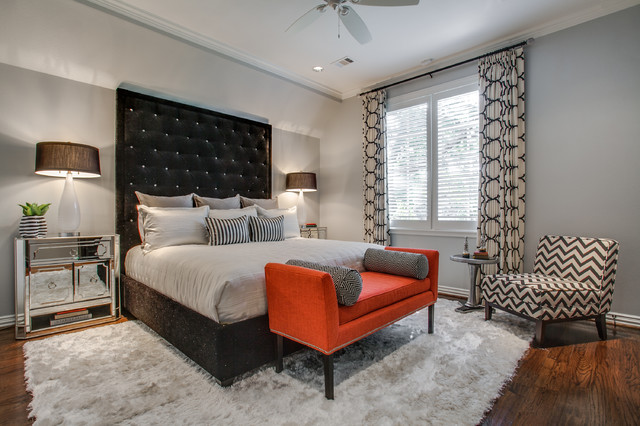 Orchid Lane Preston Hollow Dallas, Texas contemporary-bedroom
