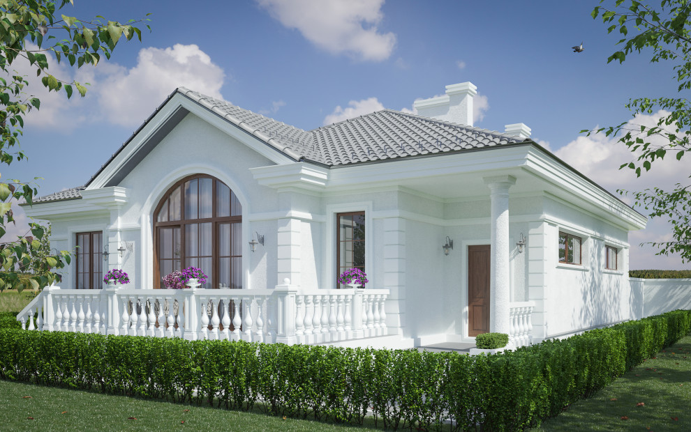 Классический одноэтажный дом в Тверской области