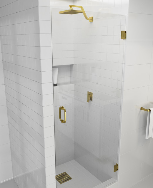 Glass Warehouse 78"x24.37524.75" Frameless Shower Door Contemporary