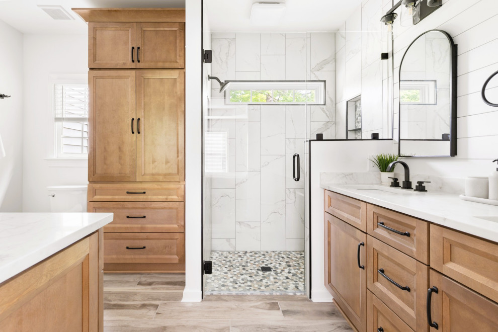 Farmhouse / Coastal Bathroom Remodel Apex, NC