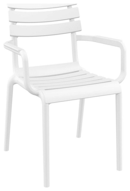 Paris Resin Outdoor Arm Chair White
