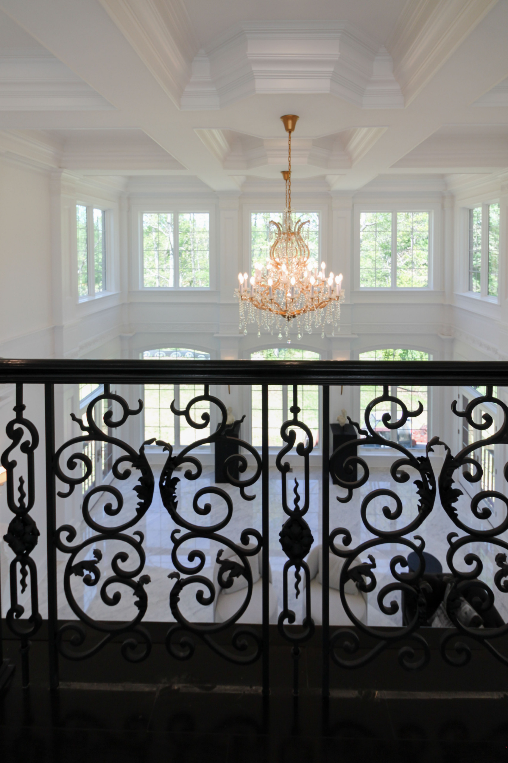 92_Grand Double Staircase in Exquisite Custom Home, Great Falls VA 22066