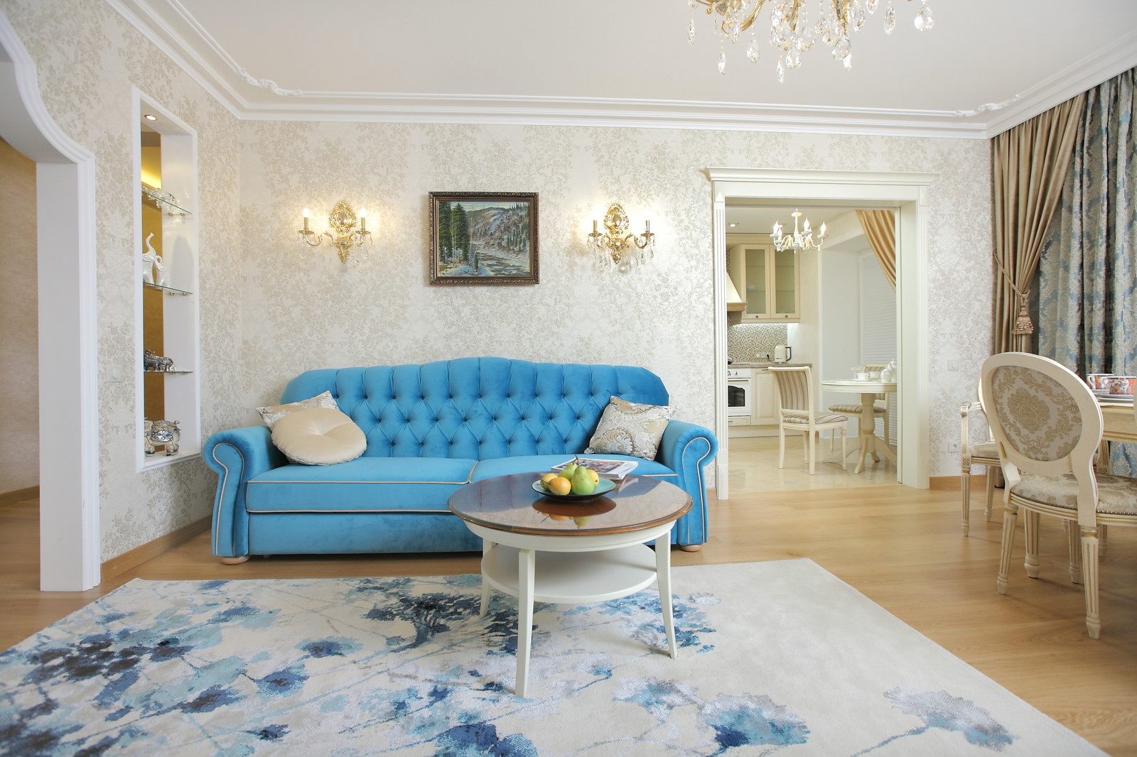 Дизайн трехкомнатной квартиры в ЖК "Южный берег"