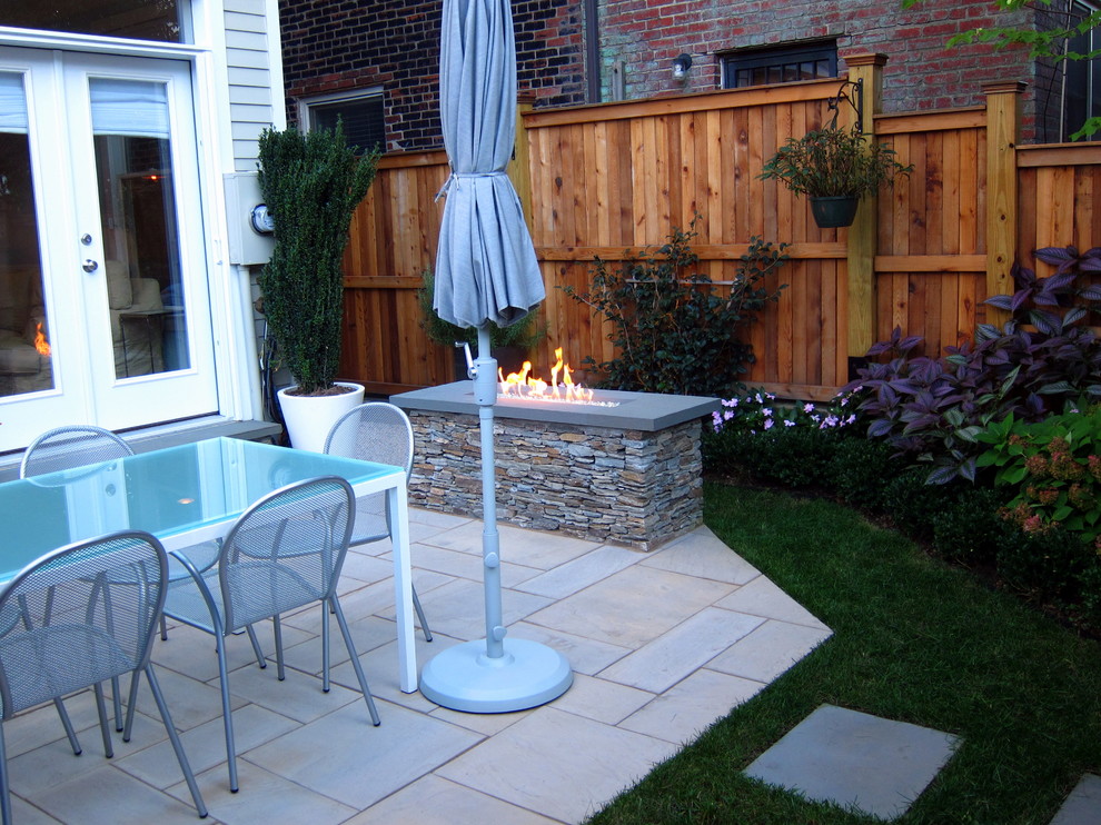 Transitional patio in DC Metro.