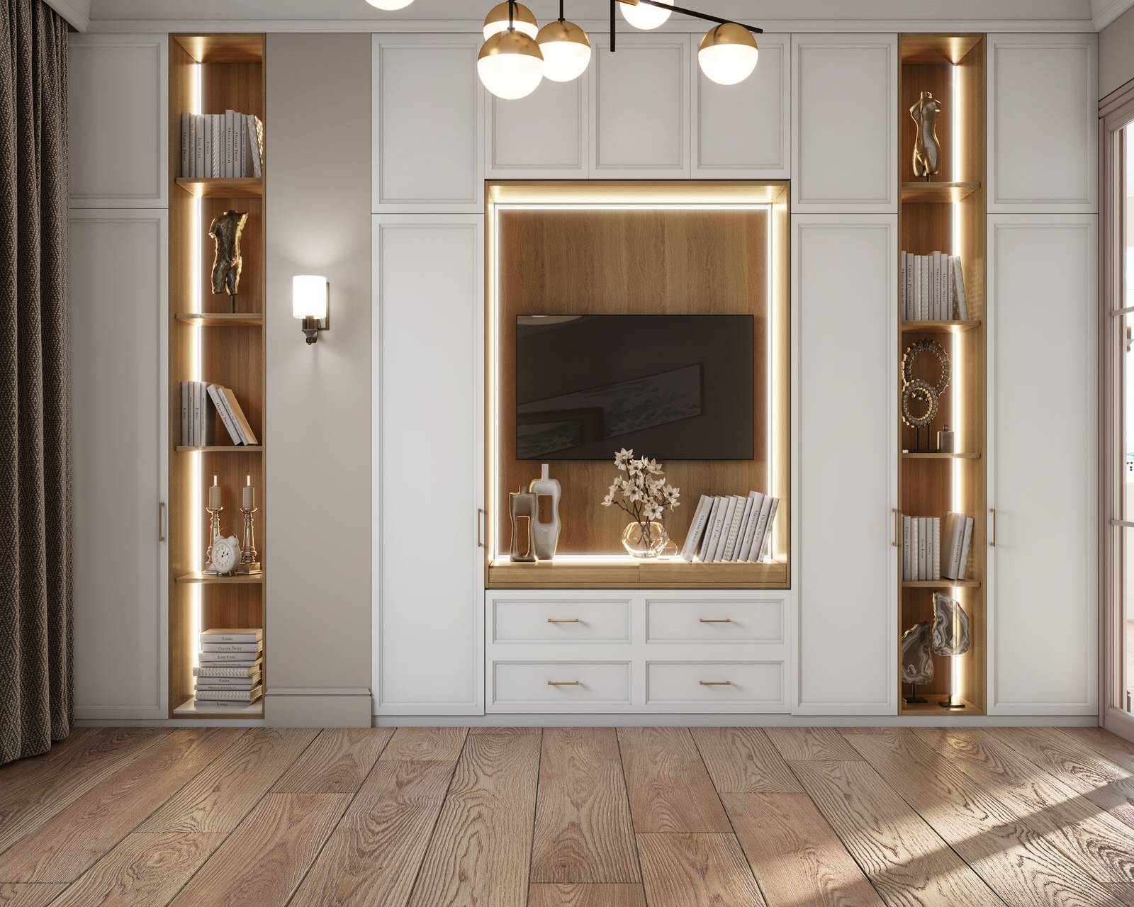 Двухуровневая квартира для пары со взрослым сыном