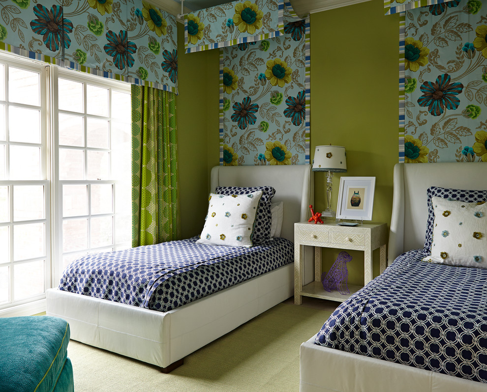 Inspiration for a mid-sized eclectic kids' room remodel in Dallas