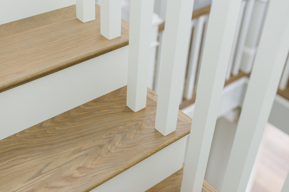 Transitional staircase photo in Seattle