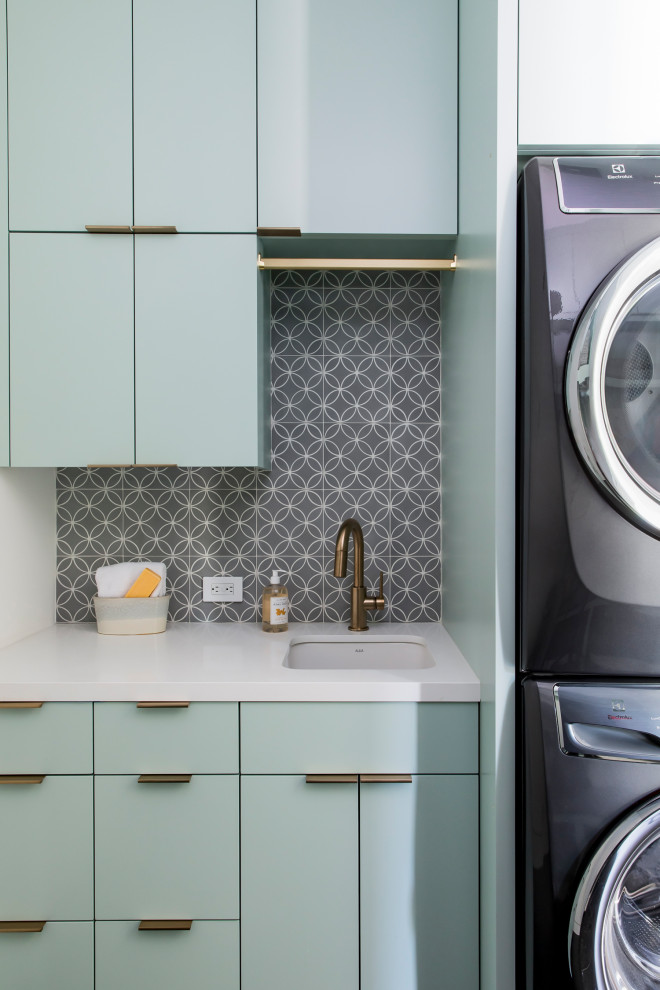 Menlo Park New Construction - Contemporary - Laundry Room - San ...