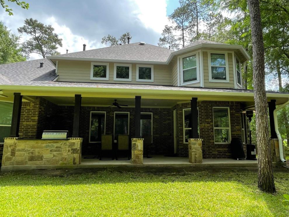 Custom Exterior Renovation with Roofing & Metal Details