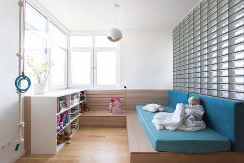 5 проектов: однокомнатная квартира для семьи с ребёнком