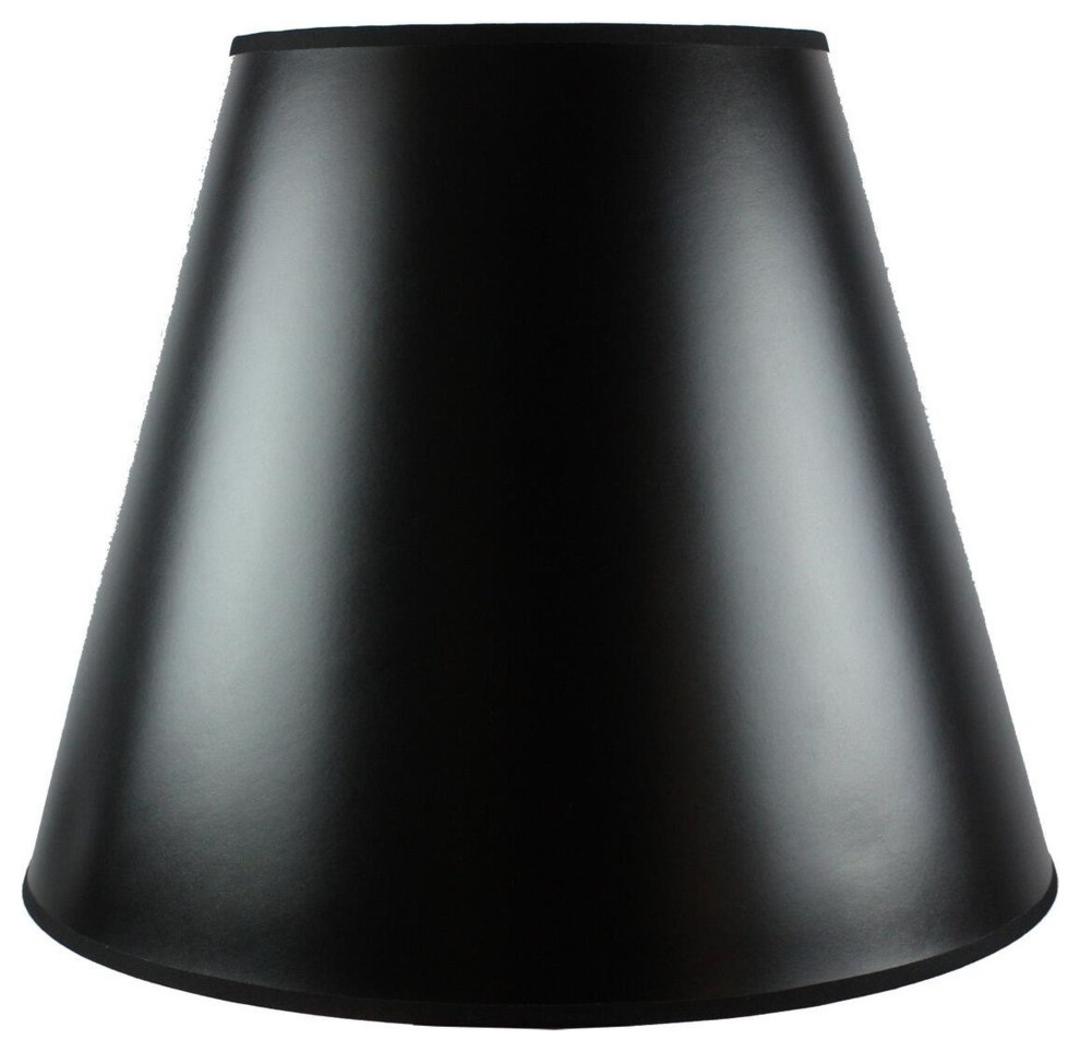 Black Parchment Gold Lined Empire Lamp Shade Black Parchment Gold Lined Empire Lamp Shade