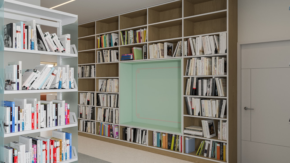 Дизайн-проект Модельной библиотеки в с.Кижинга (Республика Бурятия)