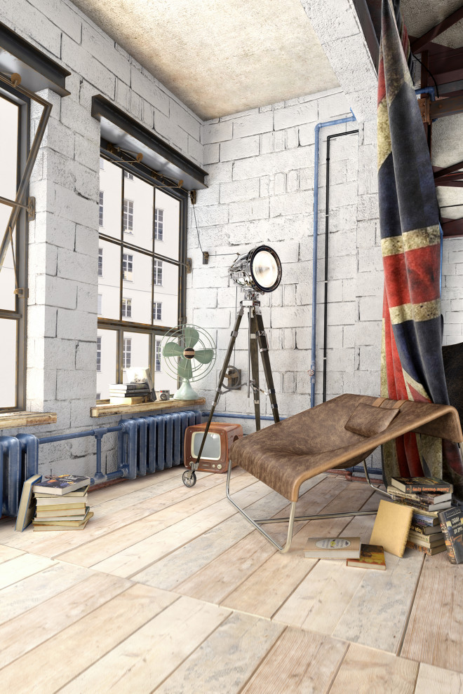 Дизайн апартаментов "KASHIRSKIY LOFT"