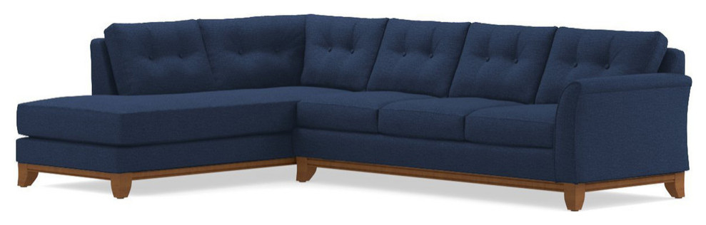 Apt2B Marco 2-Piece Sectional Sofa, Blue Jean, Chaise on Left