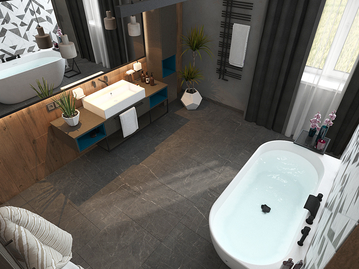 Проект дома общей площадью 198 м2