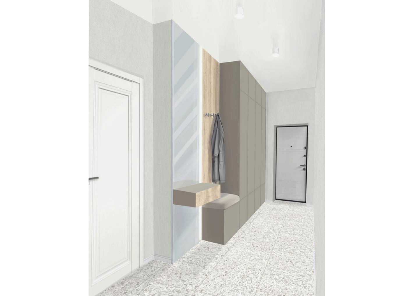 Дизайн-проект однокомнатной квартиры в ЖК Университет