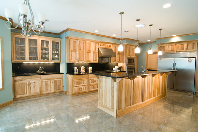 Natural Hickory Kitchen Traditional Kitchen Minneapolis By
