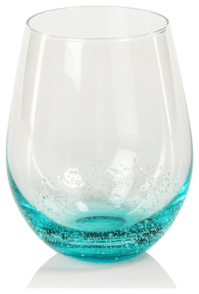 Blasen 6-Piece Stemless All Purpose Glass Set, 4" X 5"- Capacity: 530 Ml/17.92 Oz