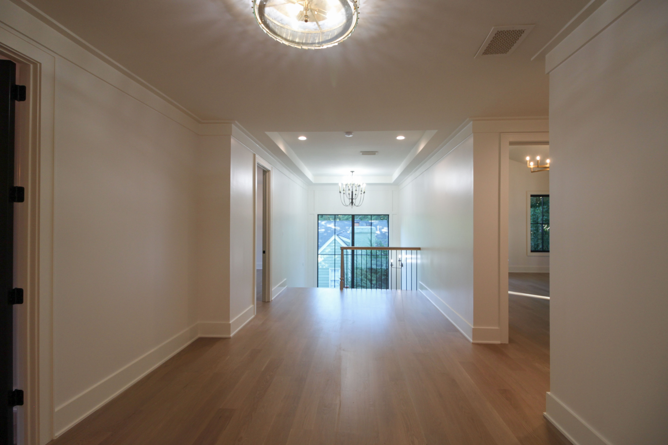 93_Captivating Light Wood Railing System with Black Spindles, Arlington VA 22207