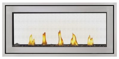 Acies 38 See Thru Direct Vent Natural Gas Fireplace - Package 4